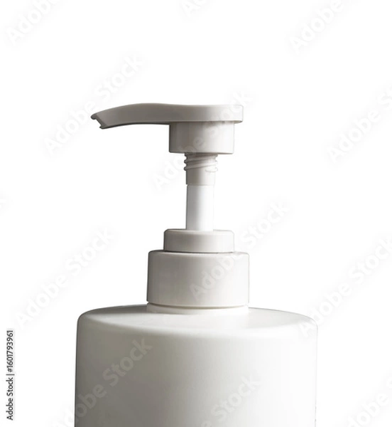 Fototapeta white pump bottle isolated element
