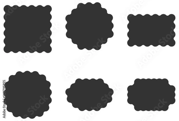 Obraz なみなみフレームセット（濃グレー）