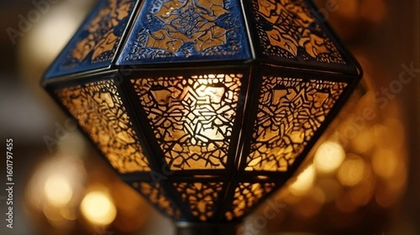 Obraz Ornate lantern, warm light (1)