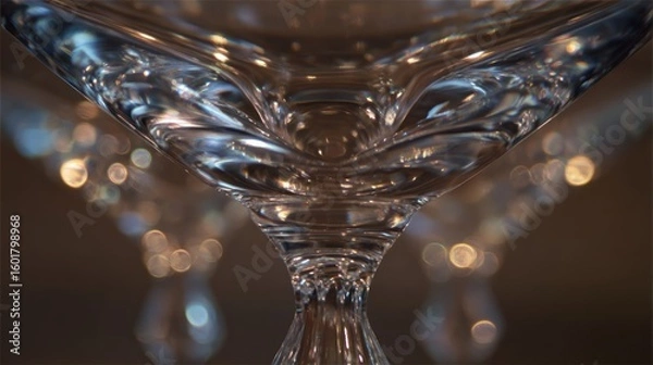 Obraz Crystal glass close-up