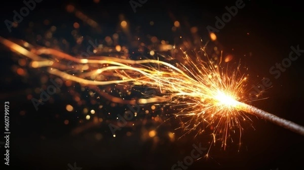 Obraz Sparkler in dark background
