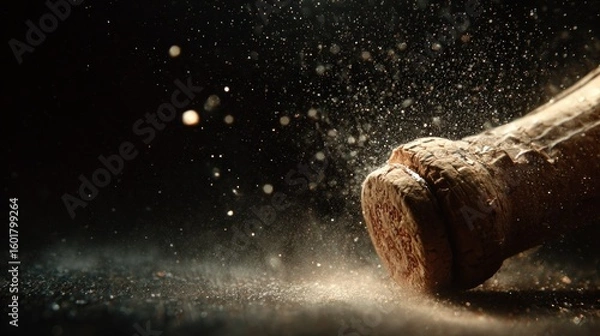 Obraz Champagne cork popping