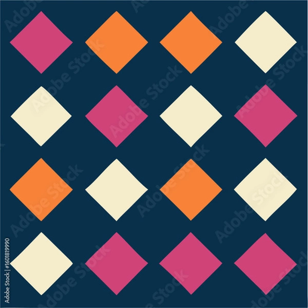 Obraz seamless geometric pattern