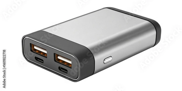 Fototapeta Mobile Phone Charger Isolated on Transparent Background with Copy Space
Smartphone Charger Adapter for Website Banner or E-commerce Use