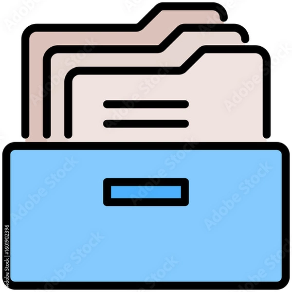 Fototapeta Folders Icon