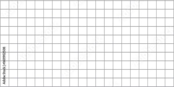Obraz Grid paper wireframe pattern textured background. Used for notes graph documents business and education.Graph, drafting paper regular square lines grid, mesh pattern.