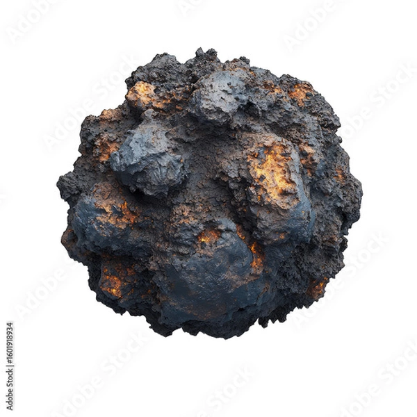 Fototapeta Molten rock sphere