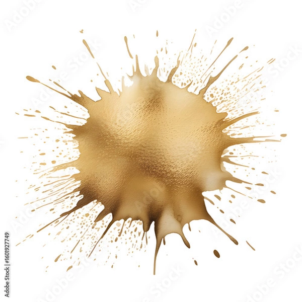 Obraz gold splash
