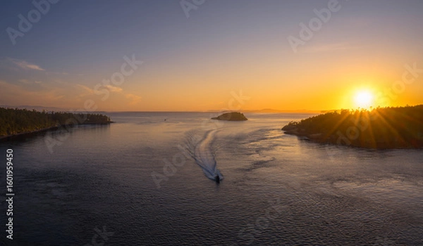 Obraz sunset over the ocean