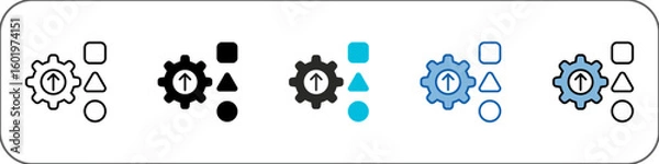 Obraz Facilitation Icon Pack Multistyle Illustration