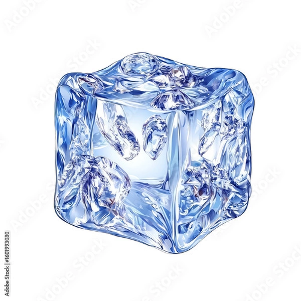 Obraz Detailed ice cube graphic