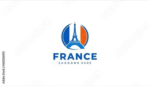 Obraz French Landmark Logo