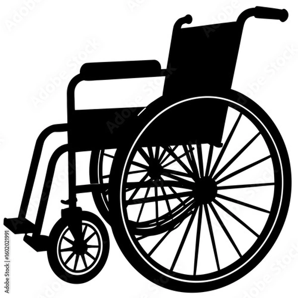 Obraz wheelchair vector illustration