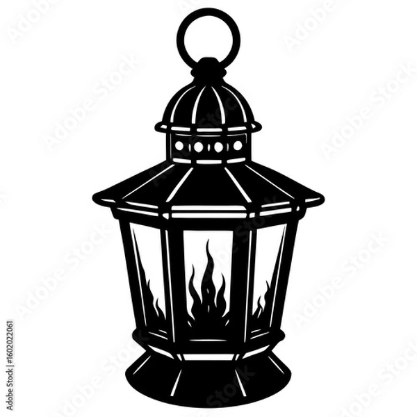 Obraz lantern with a lantern