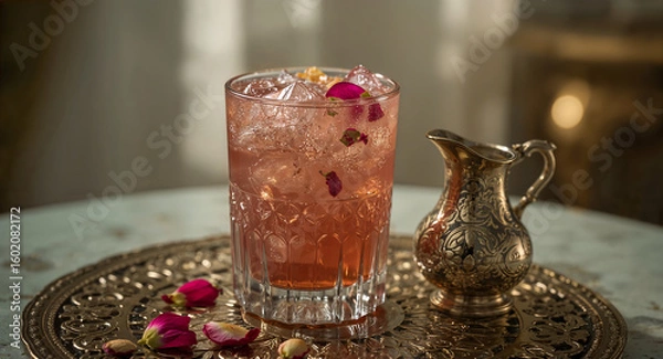 Obraz Refreshing Drinks Photography with Lassi Nimbu Pani and Colorful Sharbat