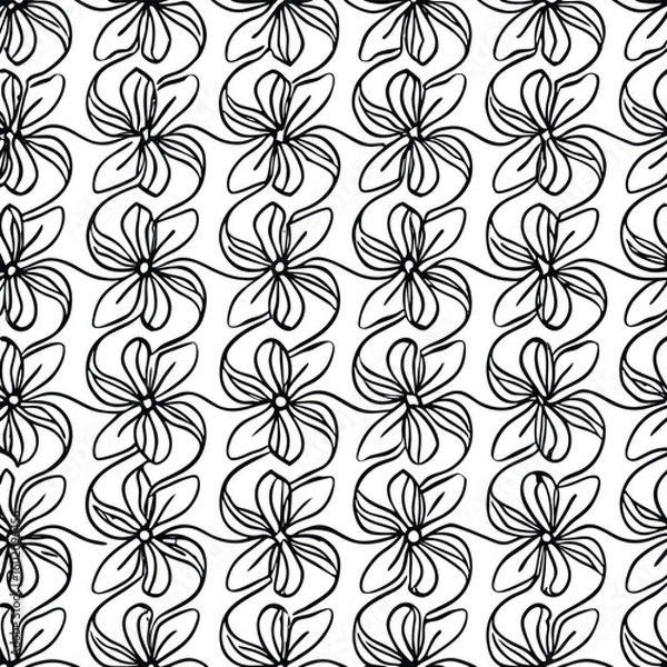 Fototapeta Abstract floral pattern