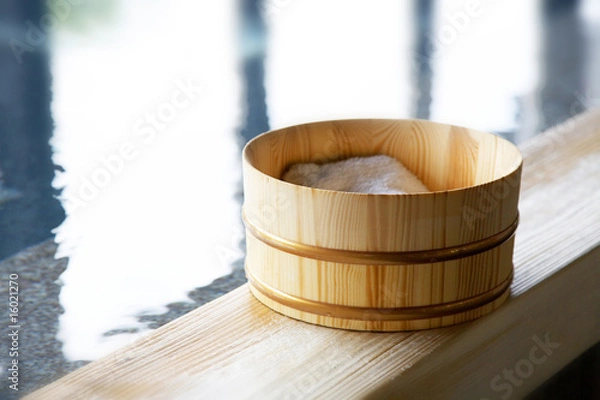 Obraz 檜風呂と桶