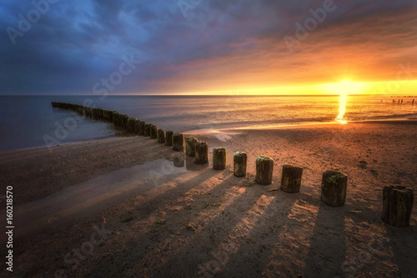 Obraz Morning over the beach