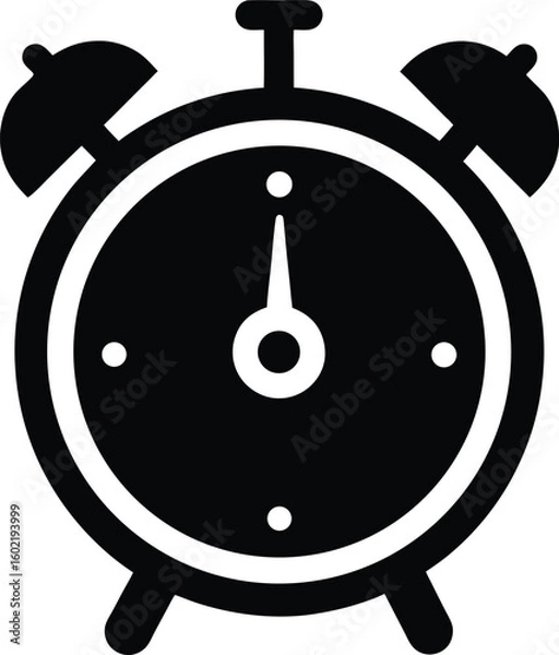 Fototapeta alarm clock vector icon   1