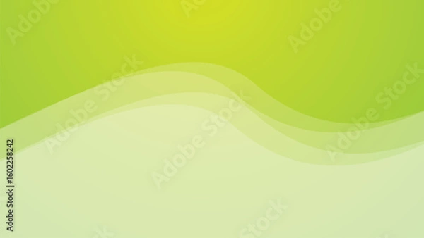 Fototapeta Green Gradient Abstract Background for Fresh Modern Design, Web UI, Digital Art, and Presentations