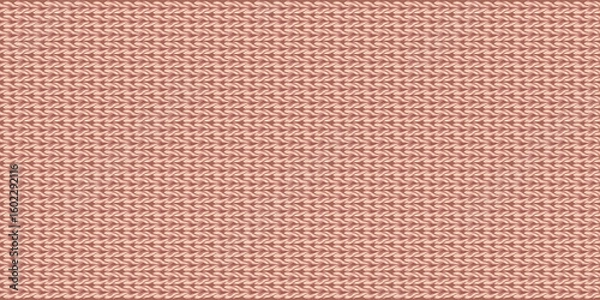 Obraz Seamless knitted pattern, background with beige, brown yarn texture.