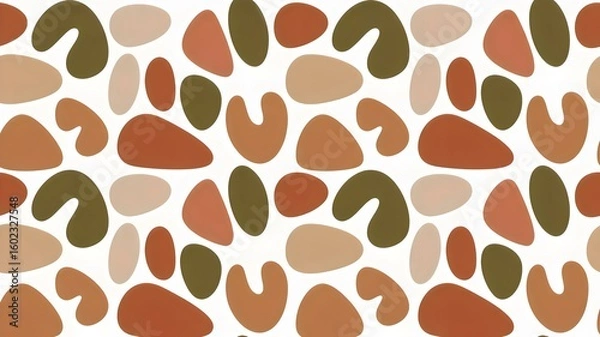 Obraz Modern abstract pattern design with earthy tones for a trendy and versatile background texture