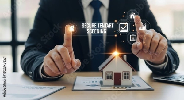 Obraz Real Estate Tech: Secure Tenant Screening with Digital Interface
