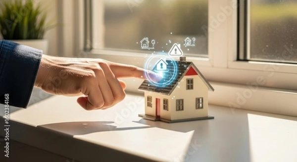 Obraz Smart Home Automation: Controlling Home Features Digitally