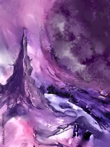 Fototapeta purple liquid splash
Purple mountain
Purple sky