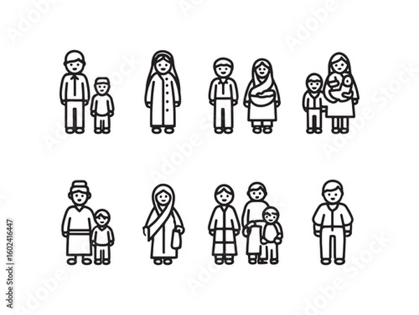 Obraz Refugee Support Modern Minimalist Design