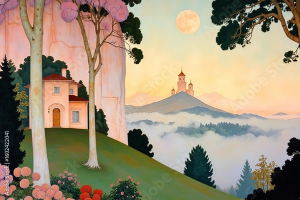 Fototapeta Top Art Nouveau Style illustrations 
