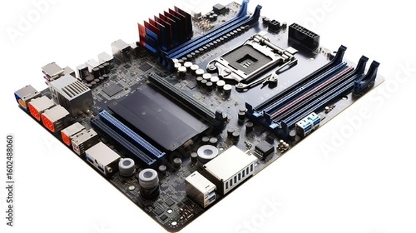 Fototapeta A photo of Motherboard