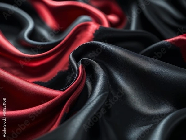 Obraz red satin background