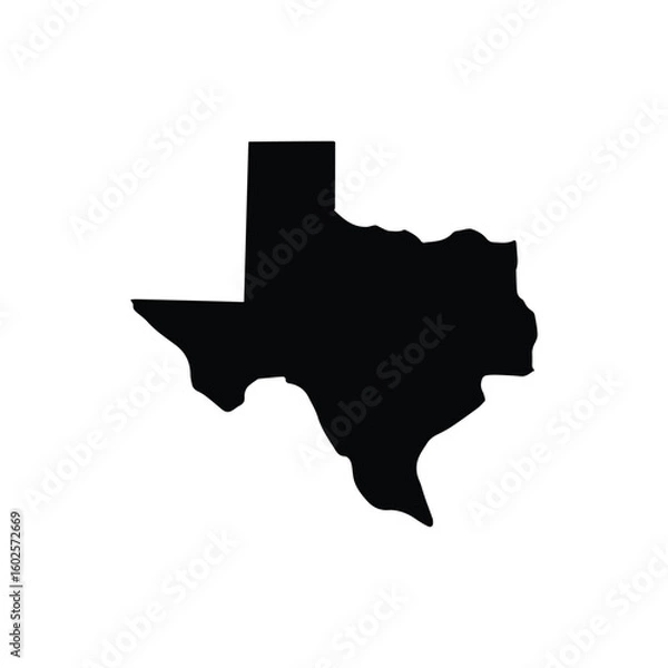 Fototapeta map texas