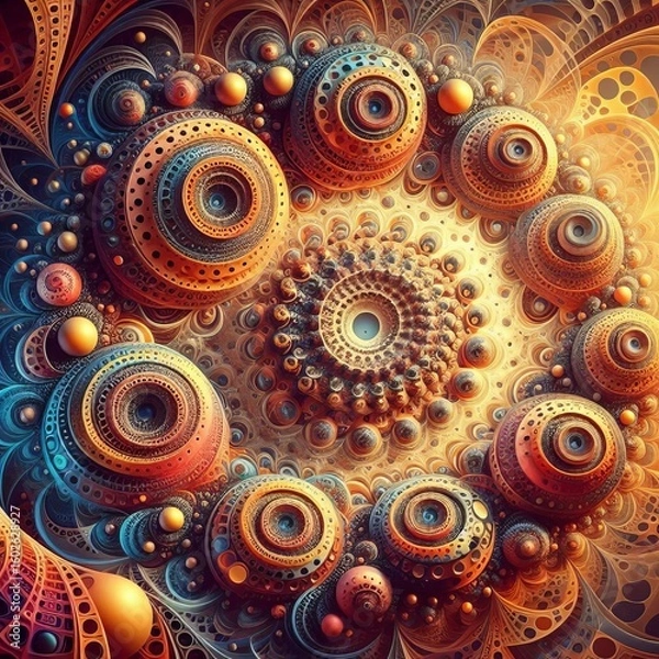 Obraz Fractal Geometry Print Series