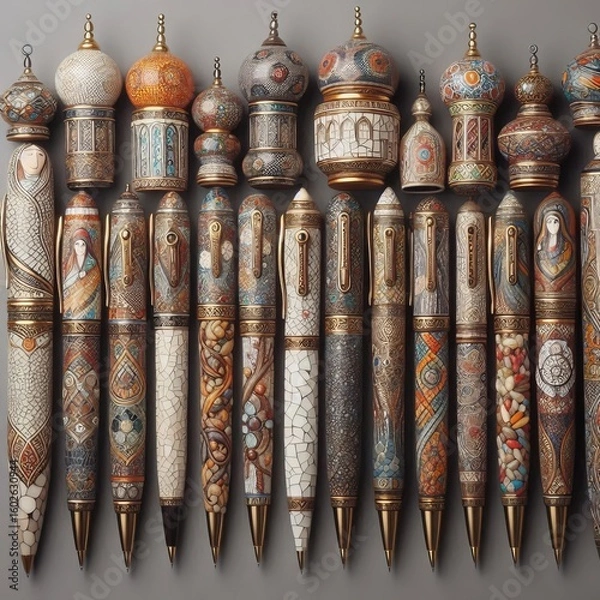 Obraz Handcrafted Mosaic Pen Collection