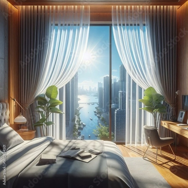 Fototapeta UVBlocking Window Sheer