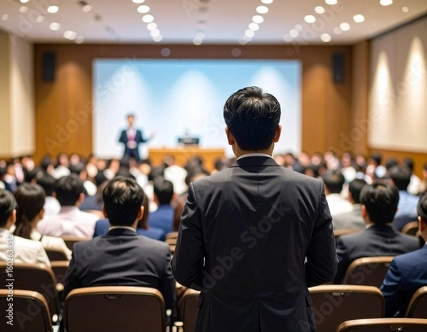 Fototapeta セミナーを受ける人々 Generated image