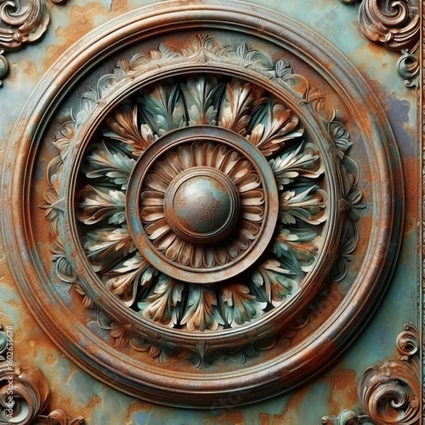 Obraz Material Weathered patina over time—unique appearance