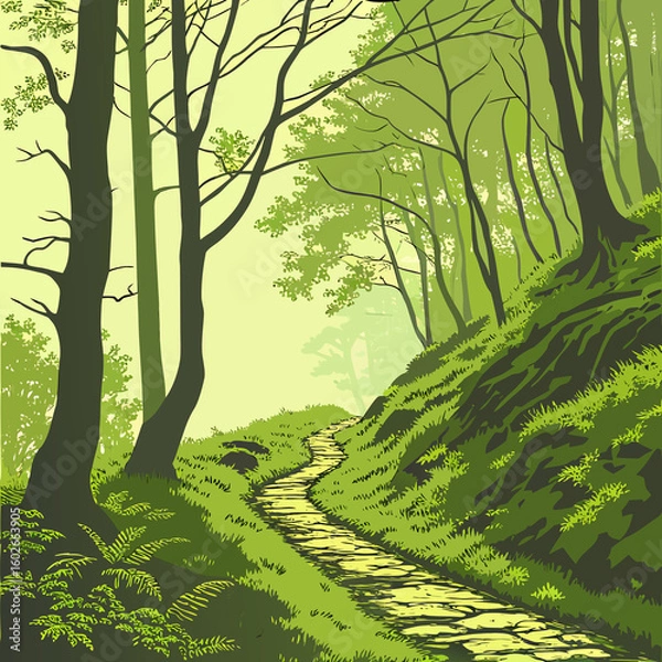 Obraz trees in the forest