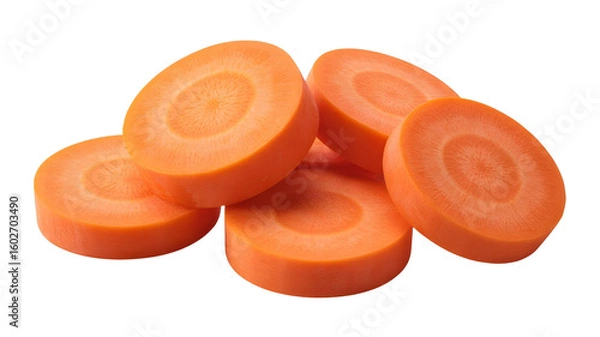 Obraz carrots on Transparent Background