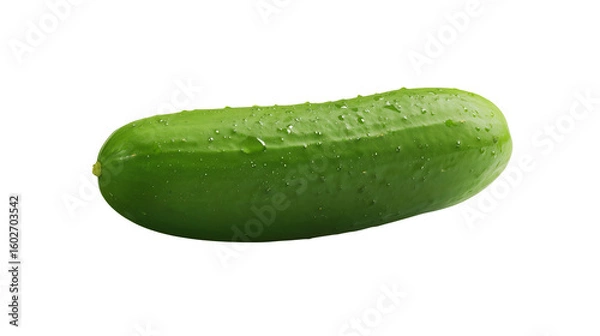 Obraz cucumber isolated on Transparent Background