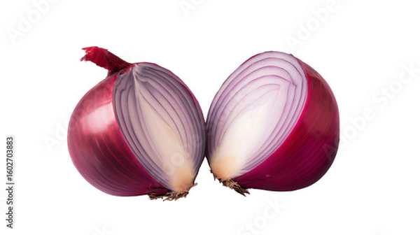 Obraz red onion isolated  on Transparent Background