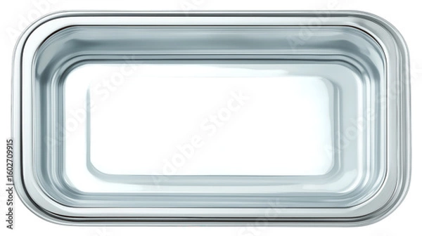 Fototapeta Empty Clear Glass Container for Food Storage