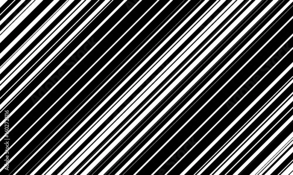 Fototapeta Abstract diagonal line pattern. black and white stripes. bar code pattern. Line fade halftone pattern.