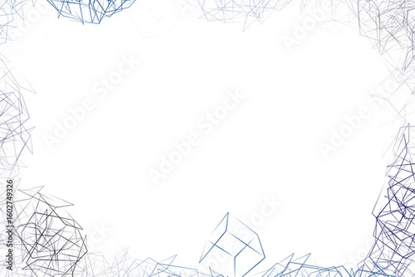 Obraz Abstract on the surface, lines on the surface, white background, can use png files.