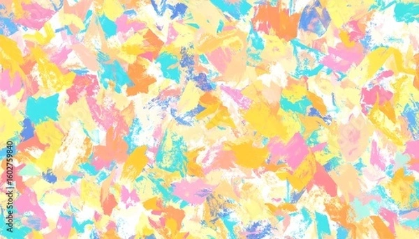 Fototapeta Abstract colorful paint splatter pattern