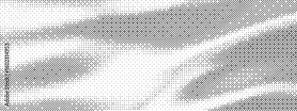 Fototapeta Pixel bitmap gradient with Y2K game patterns and retro arcade dither textures. Abstract 8-bit halftone effects for vintage video art or glitch designs. Radial comic overlays or infinite mosaic grids.