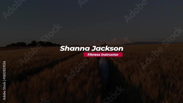 Fototapeta Creative Lower Third 04