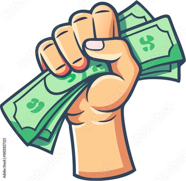 Obraz hand with money